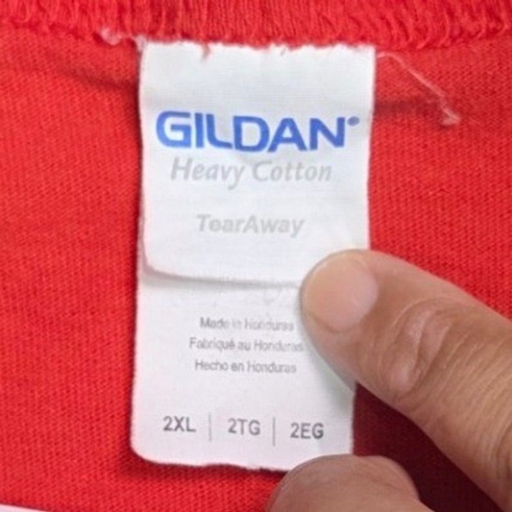 Gildan Tank Top Mens 2XL Red Chubby Unicorns Need Love Too Rhino Graphic - Picture 4 of 4